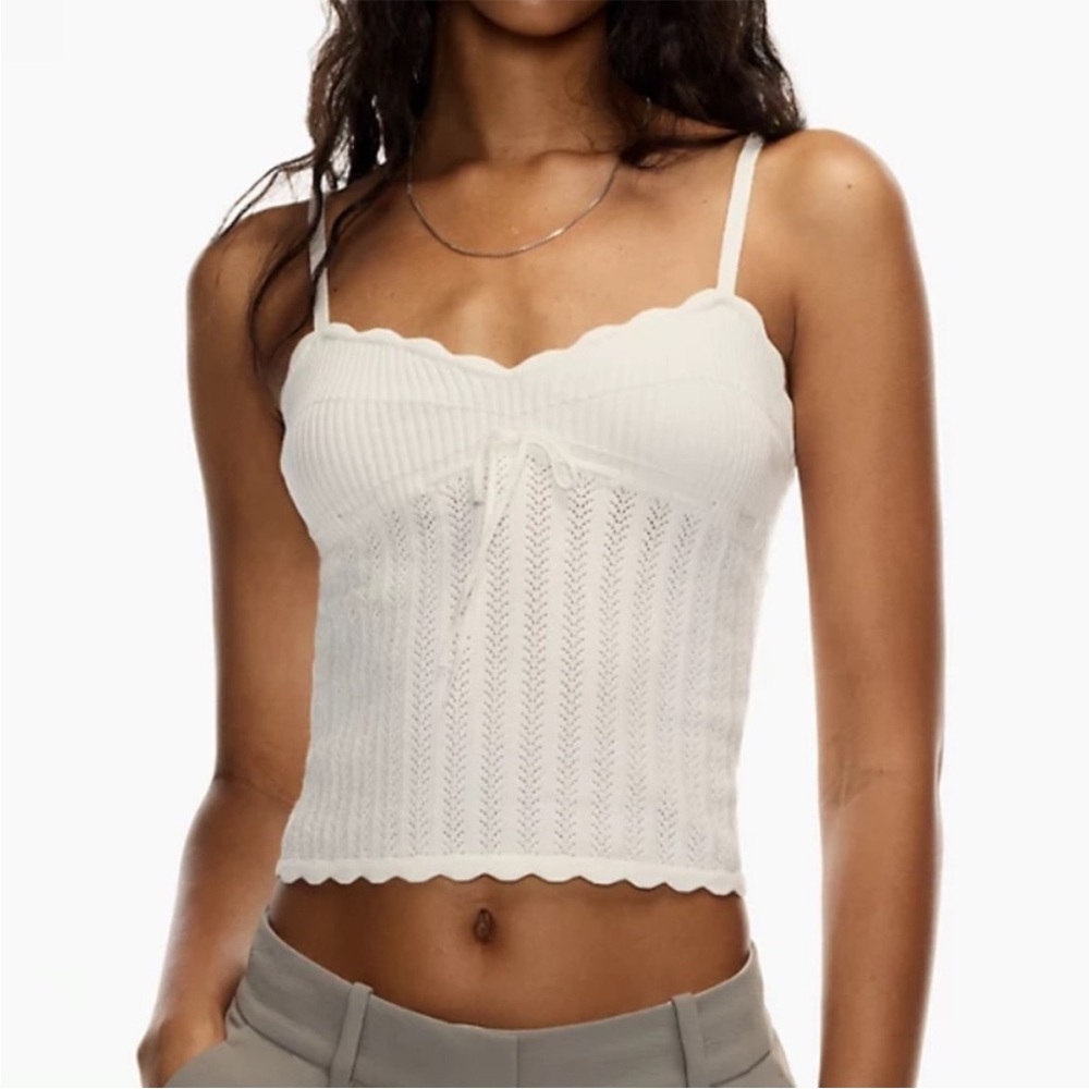 NWT Aritzia Wilfred Soloist Cami Sweater Top - Picture 3 of 5